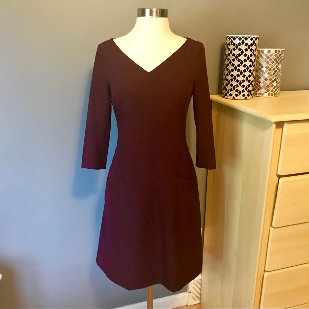 MM LaFleur Alexandra 2.0 claret dress